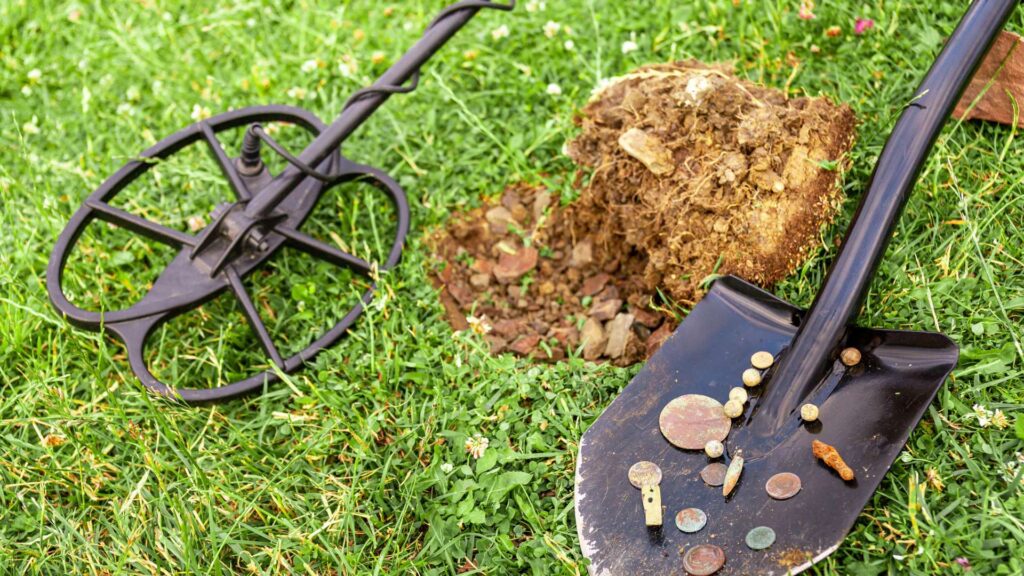 Detector de metales especializado para buscar oro enterrado