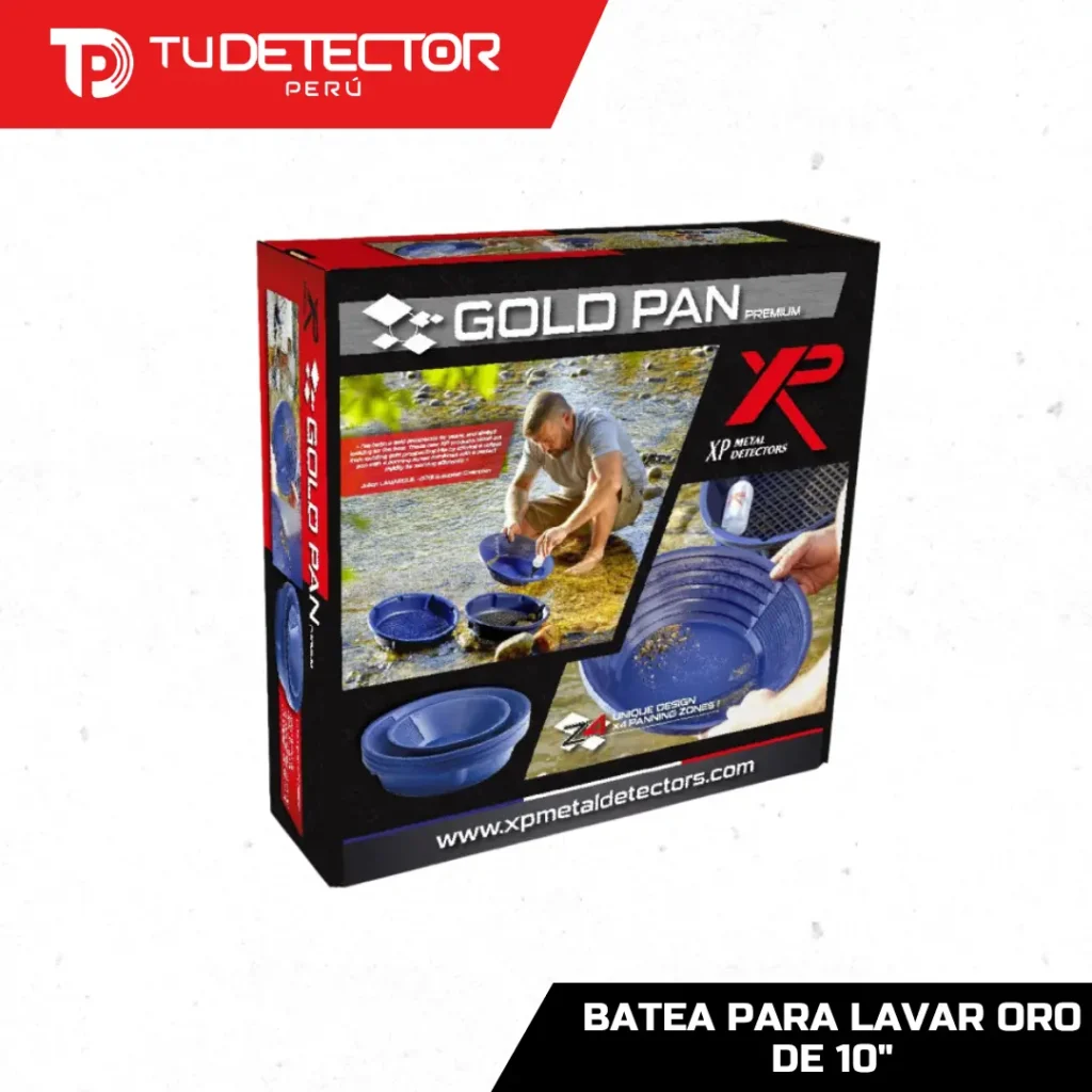 BATEA PARA LAVAR ORO DE 10 PULGADAS - XP